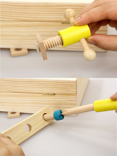 Juego de herramientas de madera