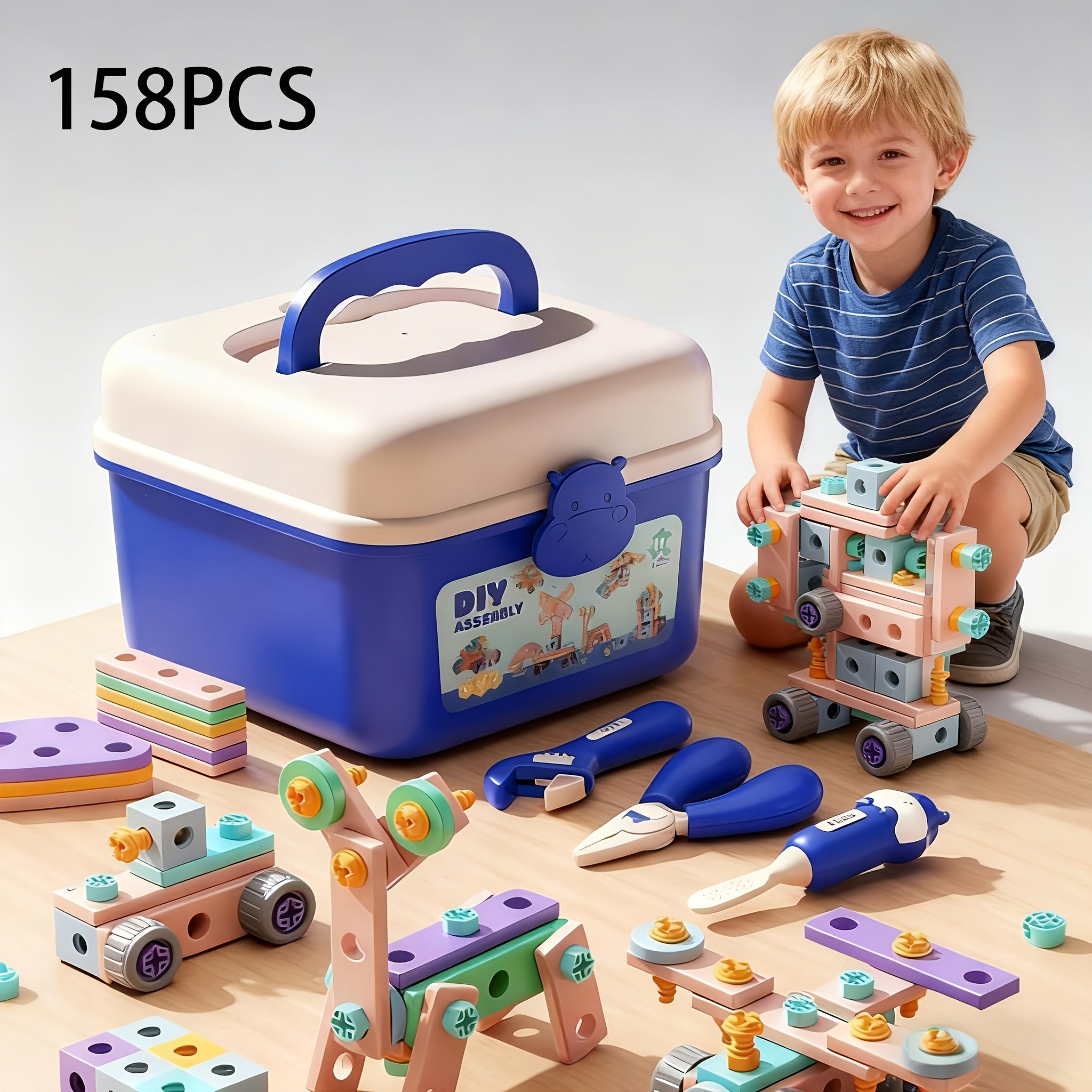 Fidtoy Kit de tournevis créatif pour tout-petits - Apprentissage STEM et motricité fine