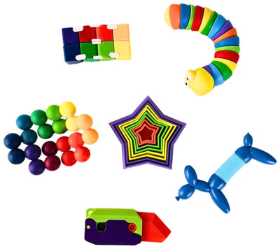 Fidtoy Kit de Actividades Sensoriales con 6 Actividades Educativas