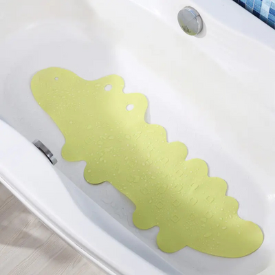 AquaJoy – Antideslizante y Seguro – Alfombra de Baño Infantil Cocodrilo