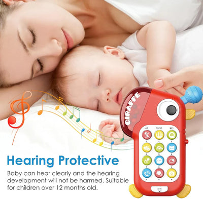 Fidtoy Téléphone jouet sensoriel multi-activités pour bébés