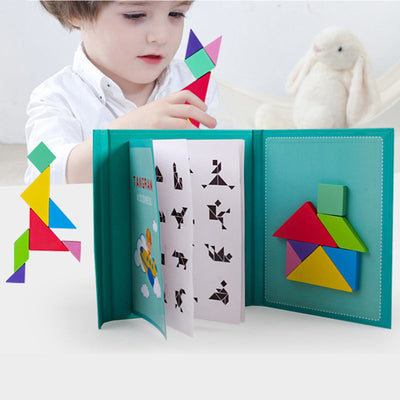 3D Puzzel Tangram Game™ - Eindeloos puzzelplezier - Magnetisch puzzelspel