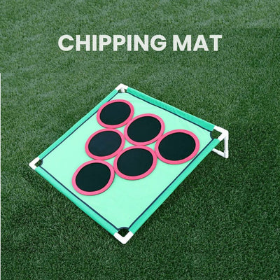 Tapis de chipping de golf pour l'entraînement dans le jardin – Aide à l'entraînement de golf portable pour une utilisation intérieure et extérieure