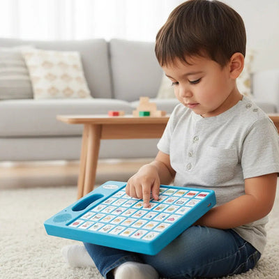 Fidtoy Wooden Shape & Number Learning Board – Educational Toy for Kids 3+