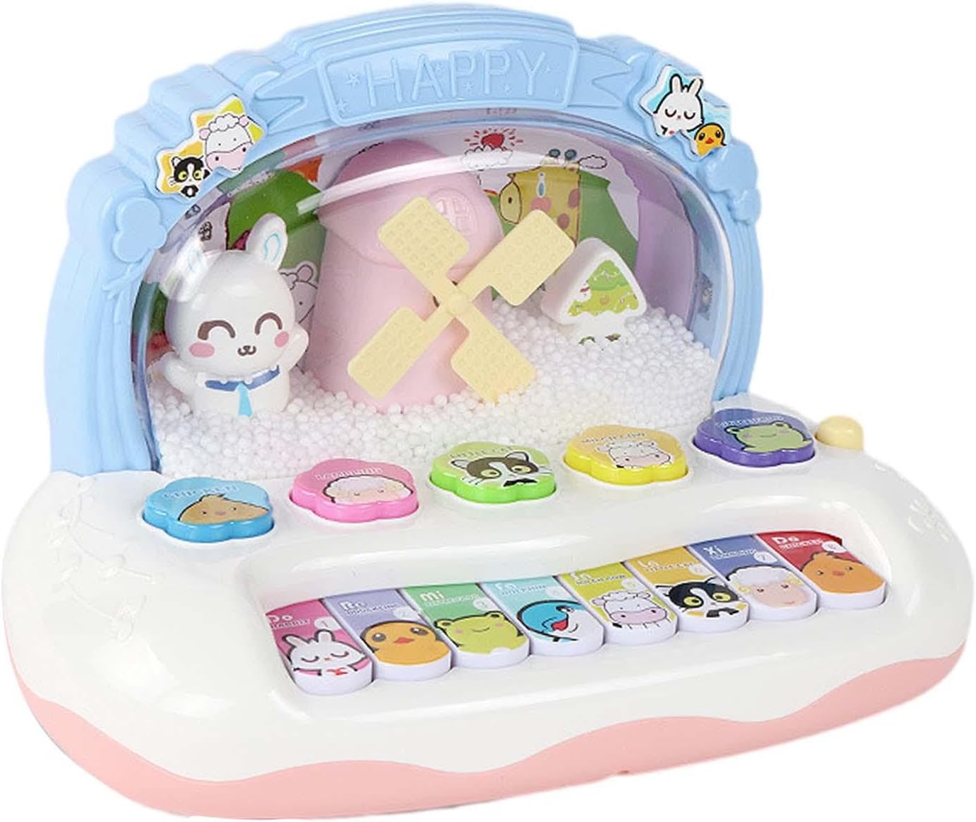Kit de piano bébé animal flocon de neige lumineux - 349