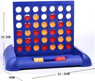 Fidtoy Connect 4 Game Chess Piece Family Fun Board Game for Kids and Families