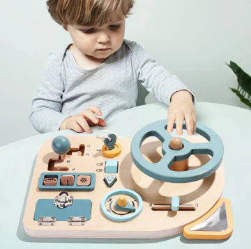 Volante de tablero ocupado Montessori