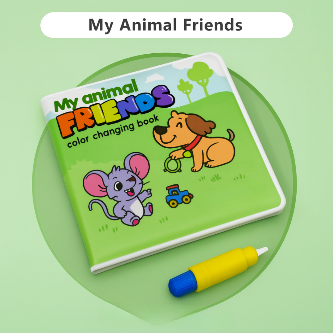 Libro de colorear con agua Montessori