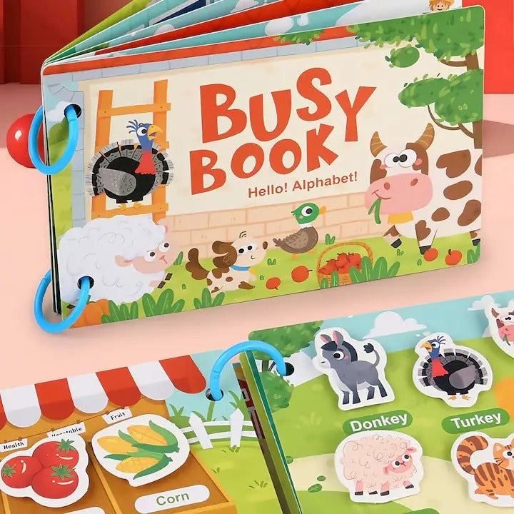 Libro de actividades DIY con el alfabeto para niños pequeños - 610