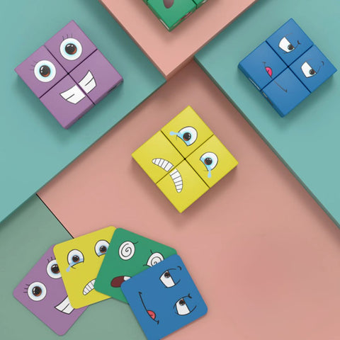 Cubo Rompecabezas Educativo Montessori – Tangram para Niños