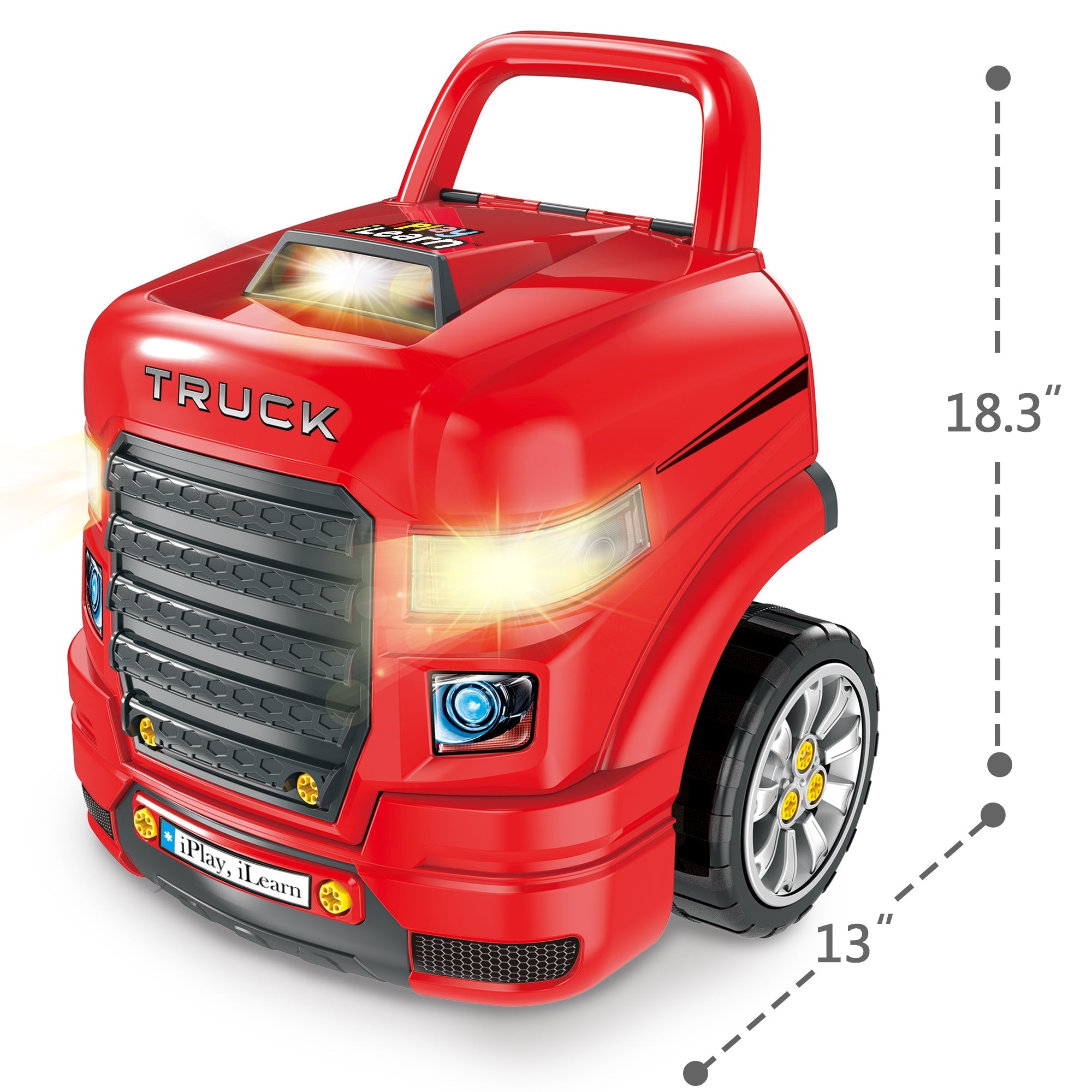 Juego de juguete Fidtoy para reparación de motor de camión para niños a partir de 3 años Juego mecánico