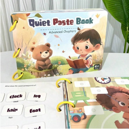 Libro de actividades temprano de pasta silenciosa y aprendizaje avanzado multiescenario, 25 páginas