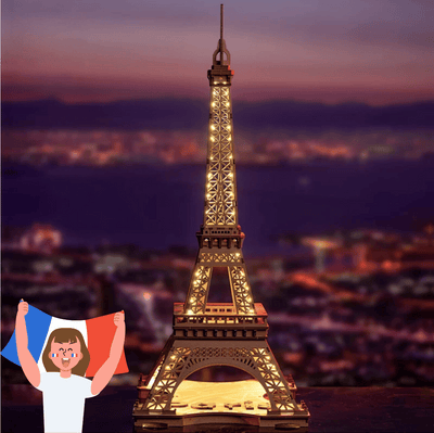 Puzle de madera 3D Torre Eiffel