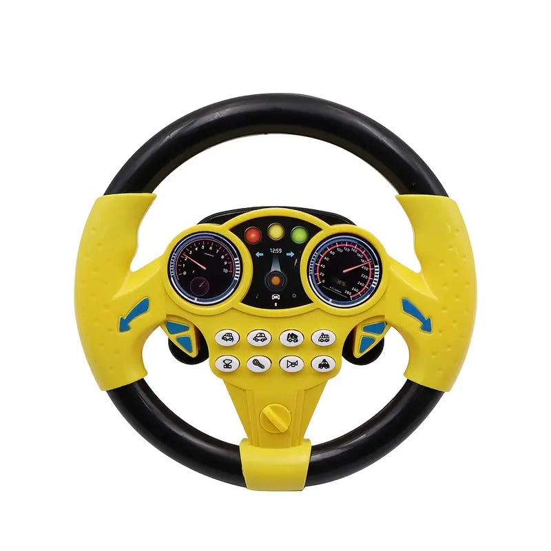 Fidtoy Jouet volant interactif pour enfants – Jouet de conduite de voiture musical avec lumières et sons