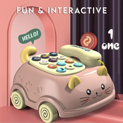 Ensemble de téléphones à tirer pour enfants - Activité d'apprentissage amusante - 215