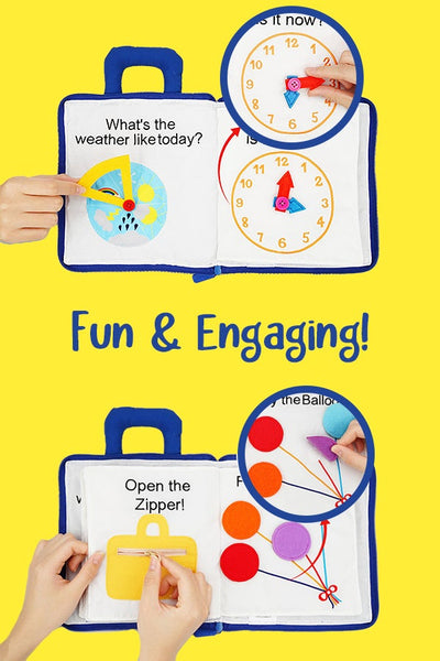 Mi primer libro Montessori portátil de actividades divertidas de aprendizaje