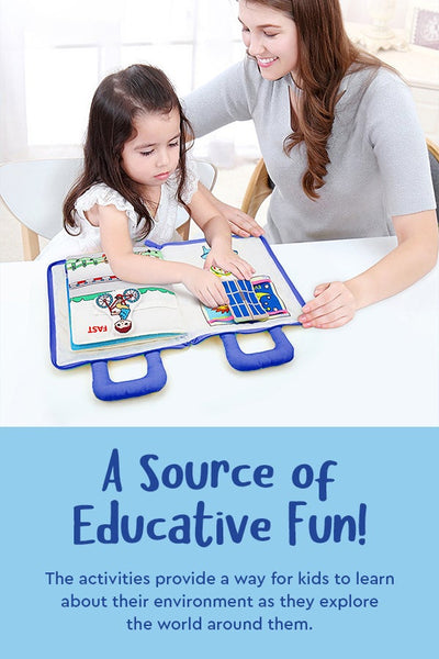 Mi primer libro Montessori portátil de actividades divertidas de aprendizaje