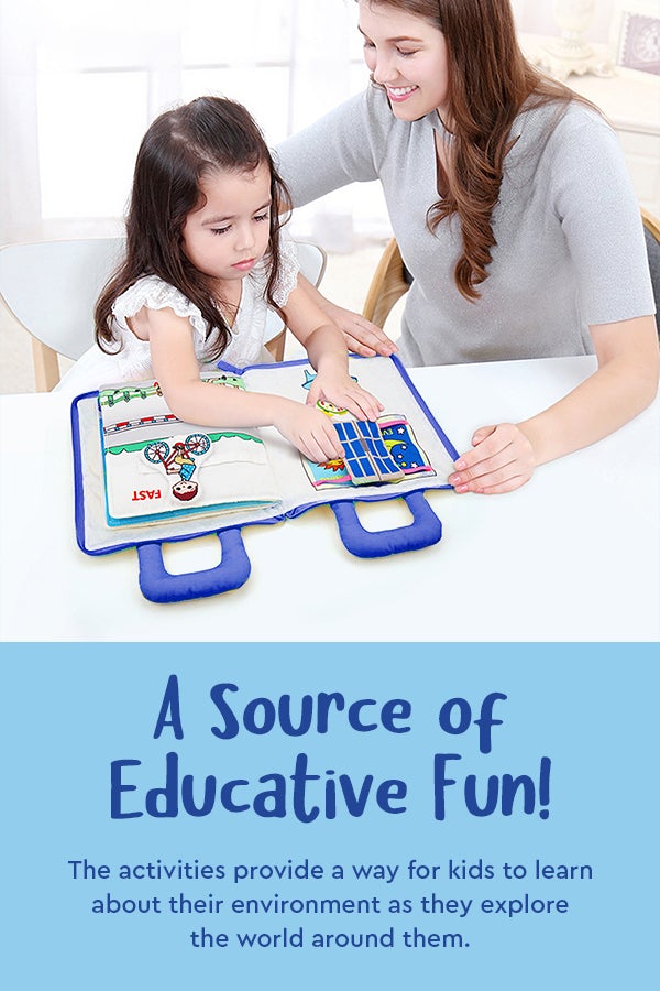 Mi primer libro Montessori portátil de actividades divertidas de aprendizaje