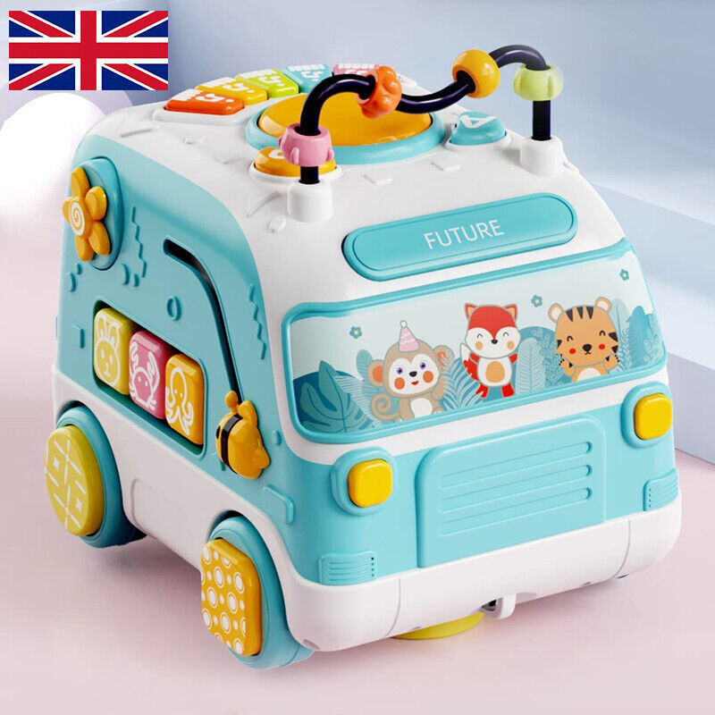 Autobus Fidtoy Musical d'activités avec lumières et sons