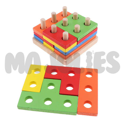Casse-tête empilable et de tri Brainy Blocks