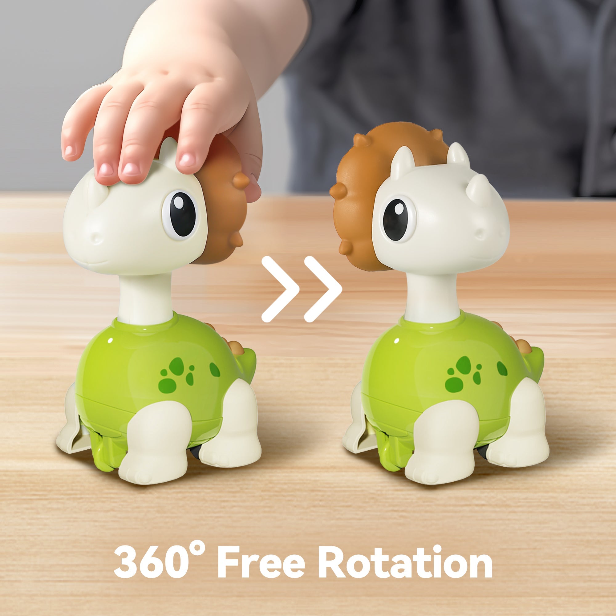 Fidtoy Mini Dinosaur Press to Go Car Toys