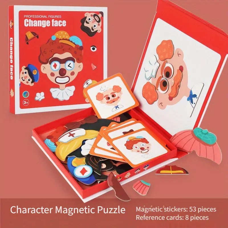 Face Changing Magnetic Board Puzzle - 841