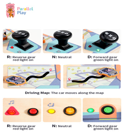 Tablero de Volante de Madera Pequeño Conductor