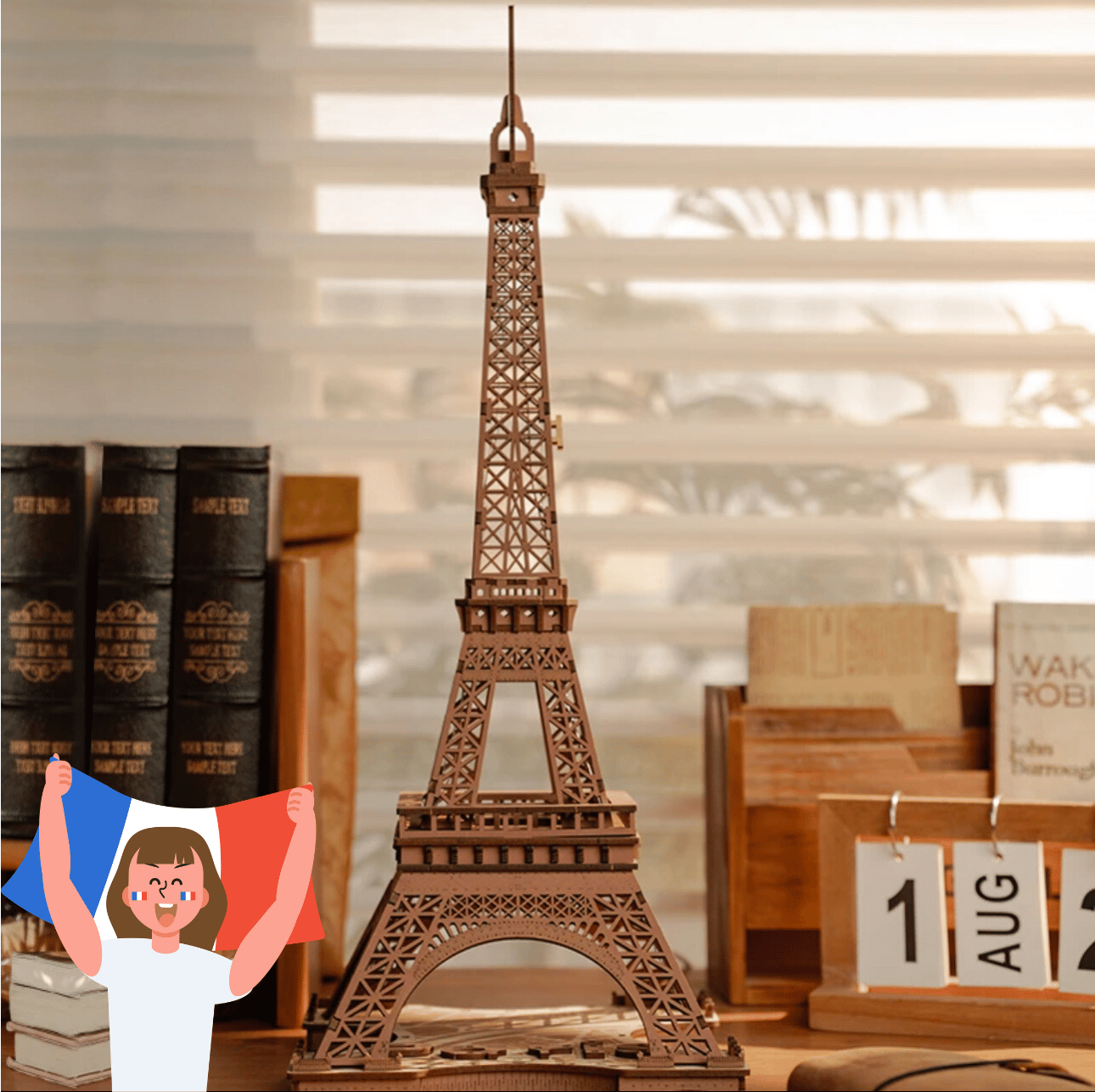 Puzle de madera 3D Torre Eiffel