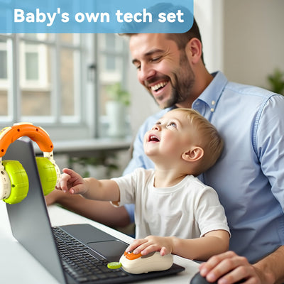 Fidtoy Baby Musical Headphone and Mouse Toy Set