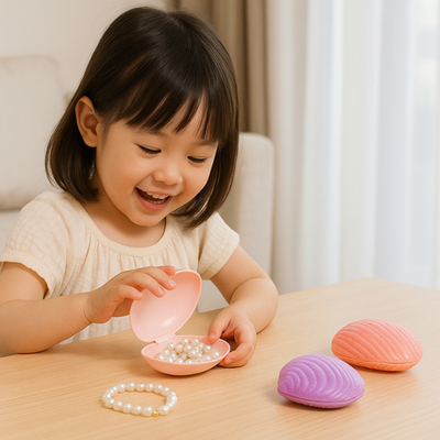 Kit de creusement de perles de sirène et de fabrication de bracelets – Jouet créatif et apaisant pour enfants
