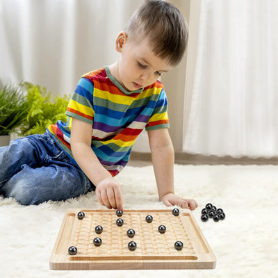 Juego de mesa magnético para niños y adultos – Divertido juguete de puzle familiar con rocas magnéticas y juego de estrategia