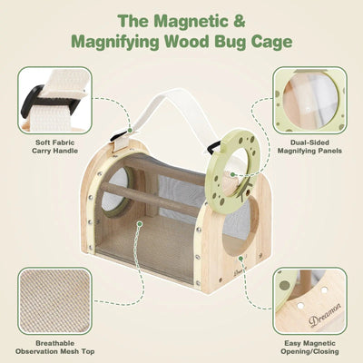 Kit Atrapabichos de Madera para Niños