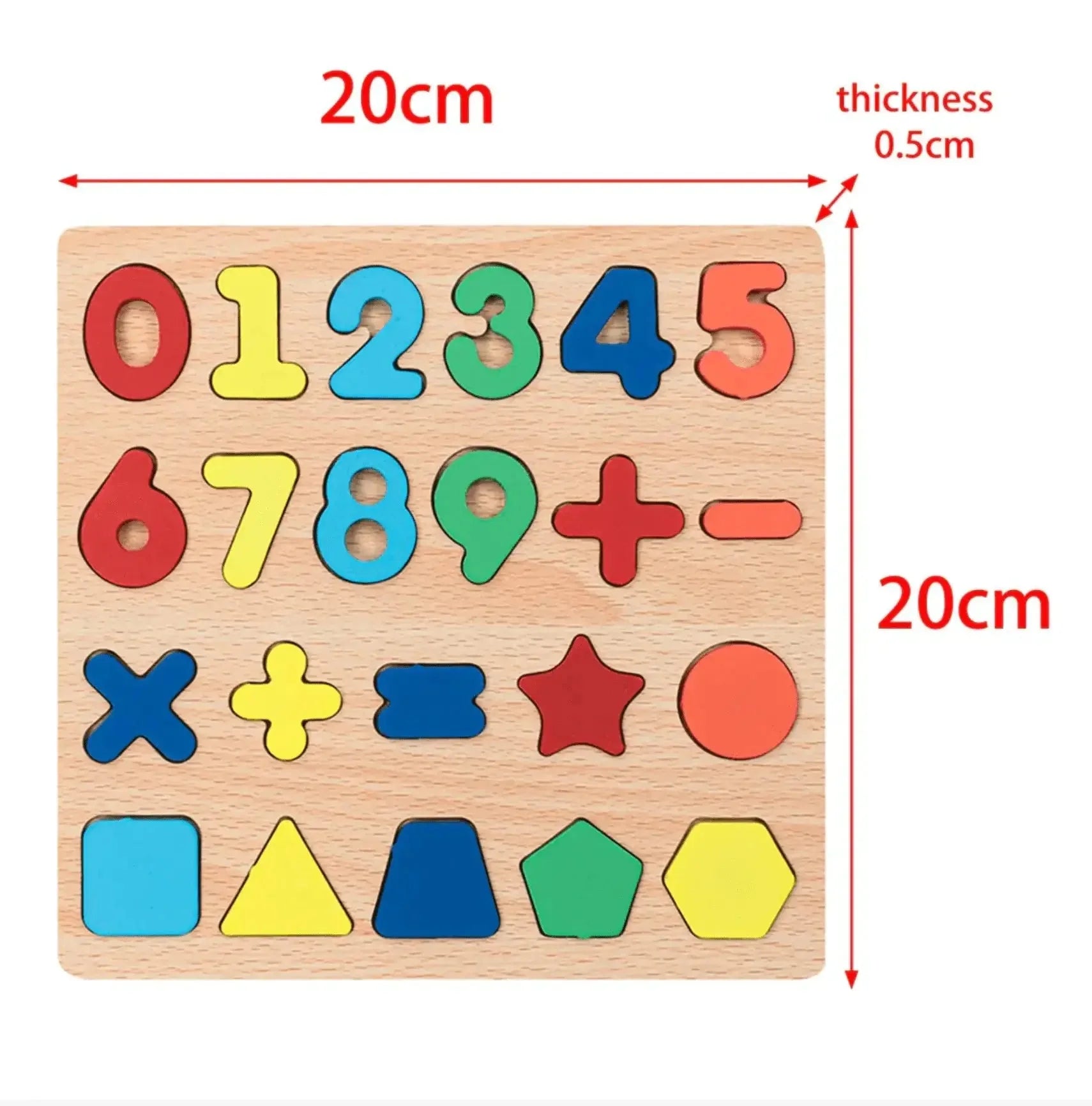 Números 3D 0 - 9 Formas Matemáticas