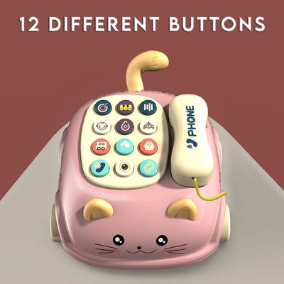 Ensemble de téléphones à tirer pour enfants - Activité d'apprentissage amusante - 215