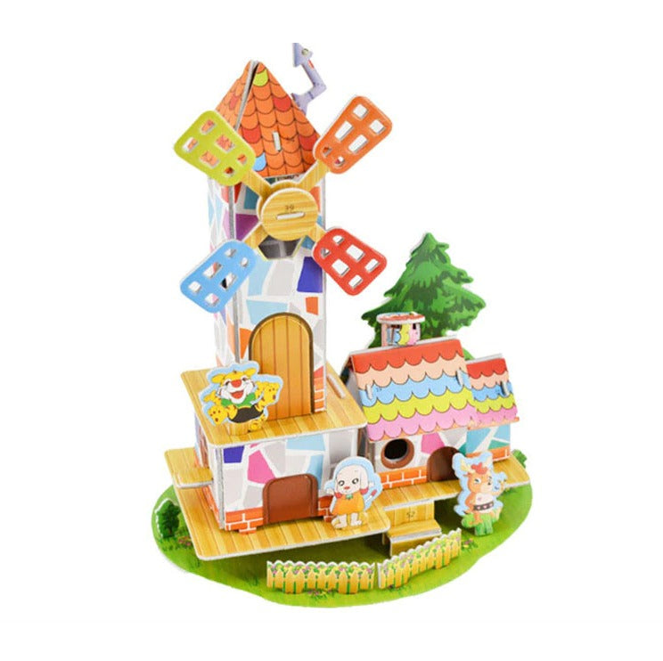 Set de Rompecabezas 3D de Espuma "Villa" para Armar - 488