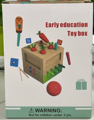 Caja de actividades de aprendizaje intercambiables Montessori Busyboard