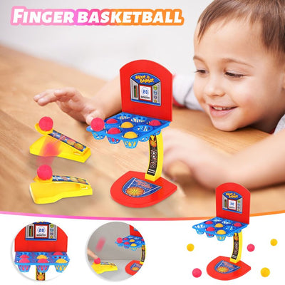 Fidtoy Mini Juego de Baloncesto de Escritorio con Aro y Catapultas