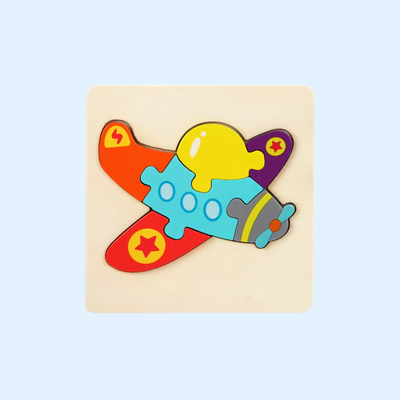 Fidtoy Puzzle en bois Forme et apprentissage Montessori pour les tout-petits