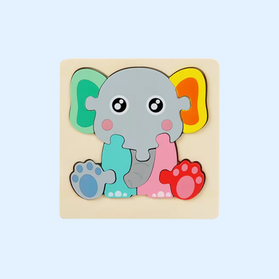 Fidtoy Puzzle en bois Forme et apprentissage Montessori pour les tout-petits