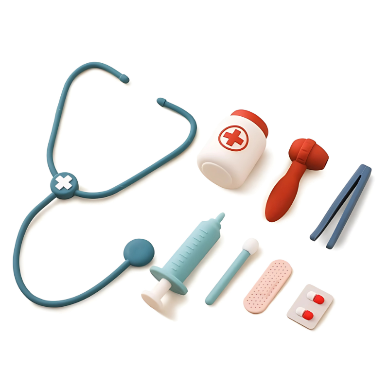 Kids Doctor Play Set – Montessori Medical Role Play Kit & Pretend Play Toy for Toddlers