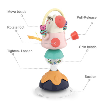 Hochet ventouse Fidtoy pour bébés de 6 mois et plus