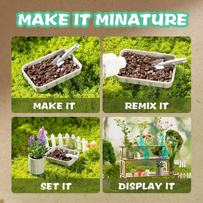 Juego de manualidades para armar tu propio ramo de flores de papel, miniaturas botánicas coleccionables - 31A