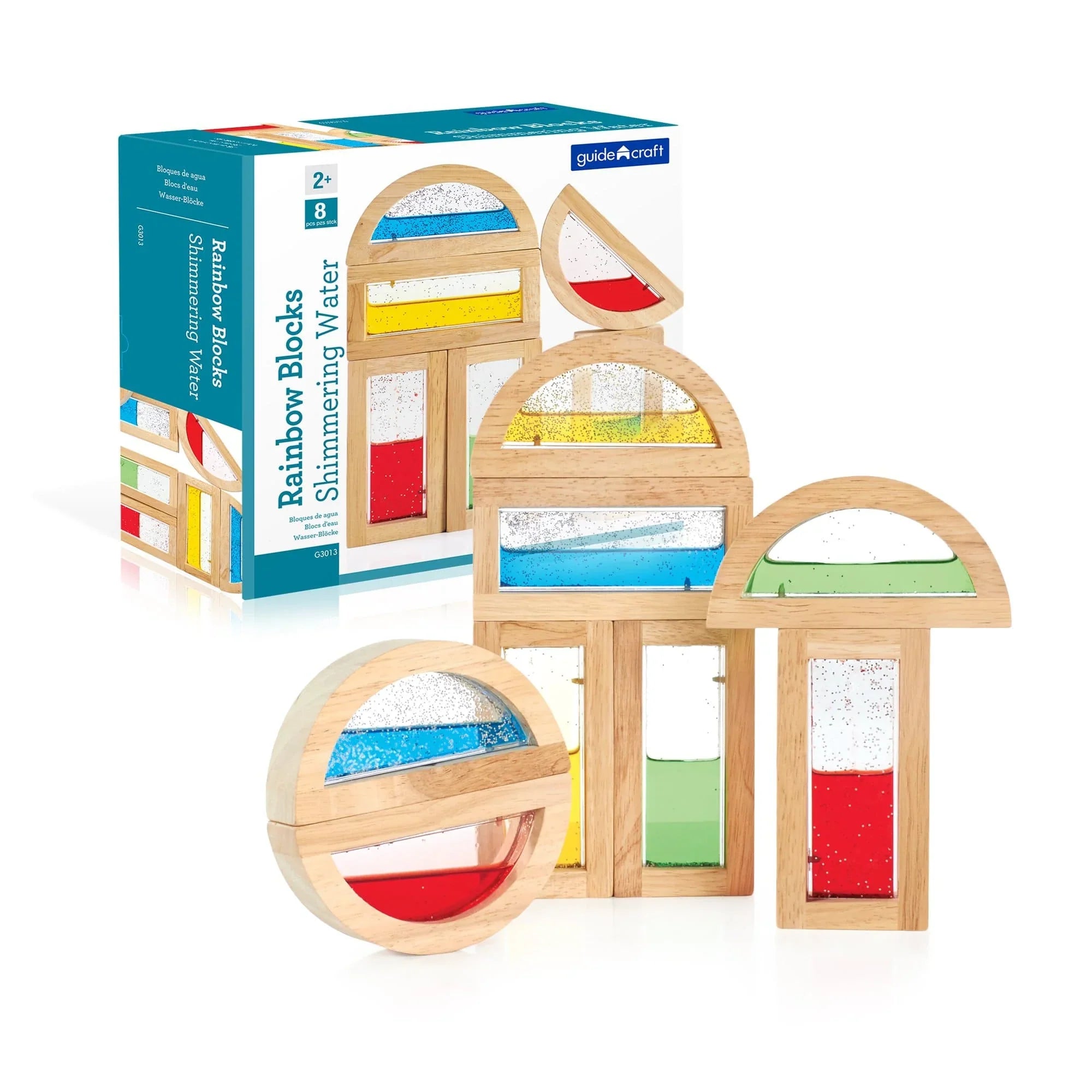 Bloques Arcoíris con Líquido Brillante Guidecraft