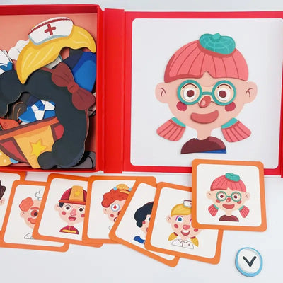 Face Changing Magnetic Board Puzzle - 841