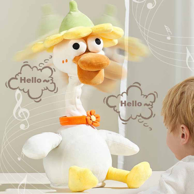 Fidtoy Repeater Pato de Peluche Juguete Interactivo Parlante para Bebés