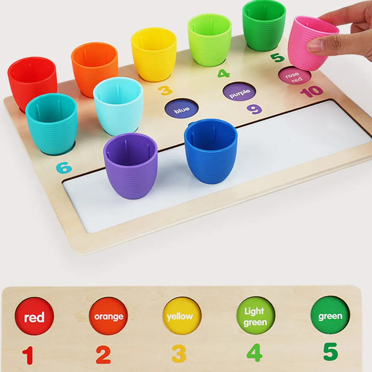 Tableau d'apprentissage de classification mathématique pour l'éducation préscolaire - 65