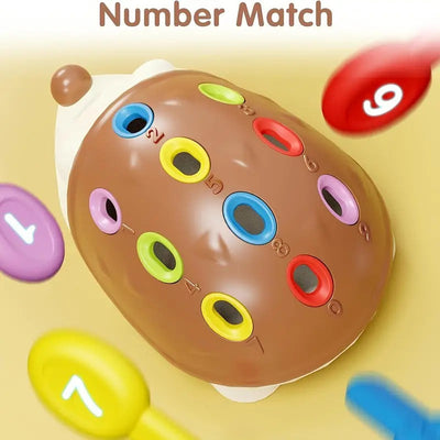 Hedgehog Color and Number Learning Puzzle Kit - 10A
