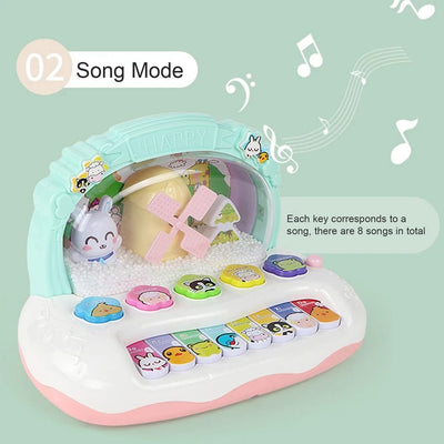 Glow Snowflake Animal Baby Piano kit - 349
