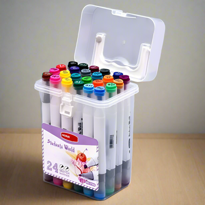 HighlightPro – Double & Colourful – Scentless & Washable School Pens