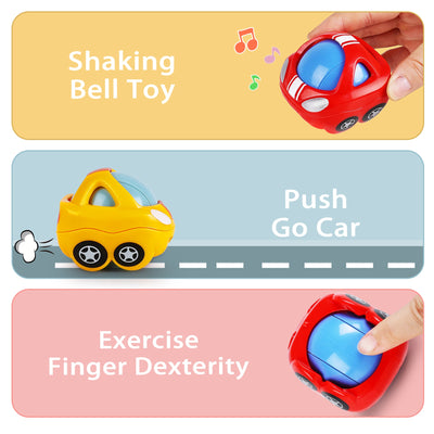 Fidtoy Baby Rattle Roll Train Toy Set for 6-12 Months